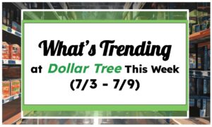 What's Trending at Dollar Tree This Week (7/3 - 7/9)
