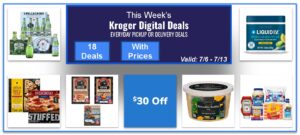 Kroger Weekly Digital Coupons (Pick Up Or Delivery Deals)