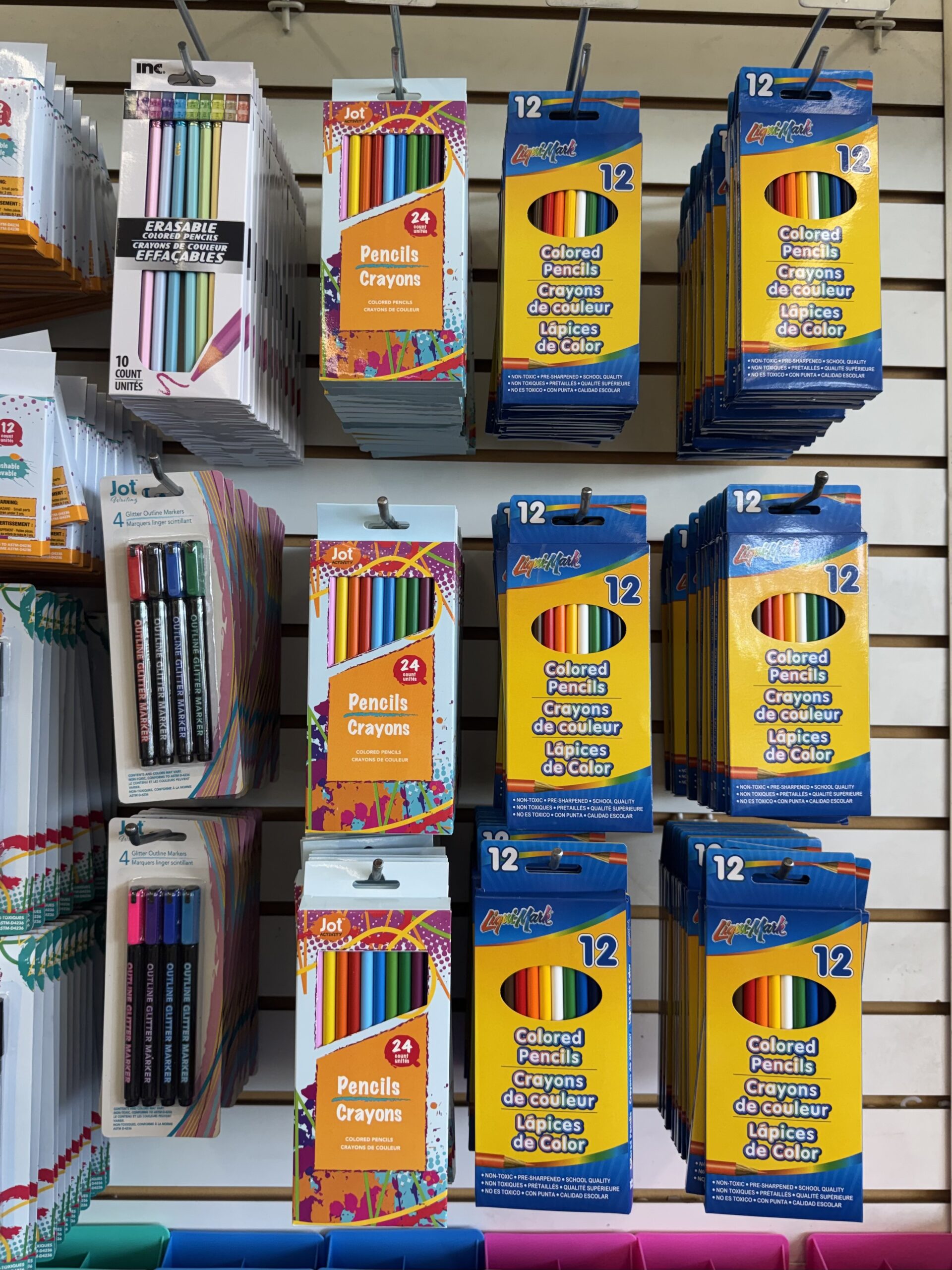 Art and Writing Supplies - in store
