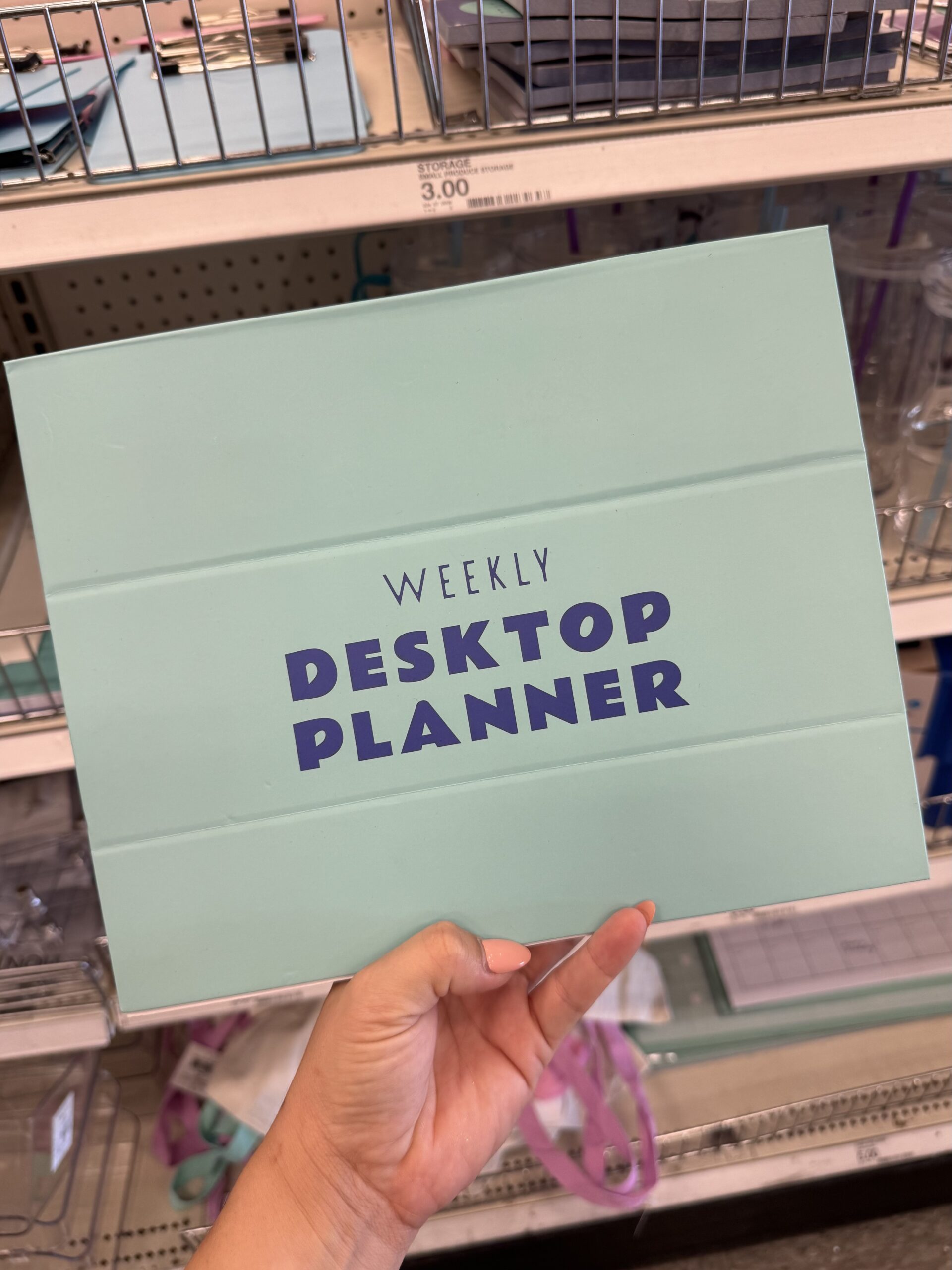 Weekly Desktop Planner - in store