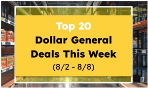 Top 20 Dollar General Deals This Week (8/2 - 8/8)