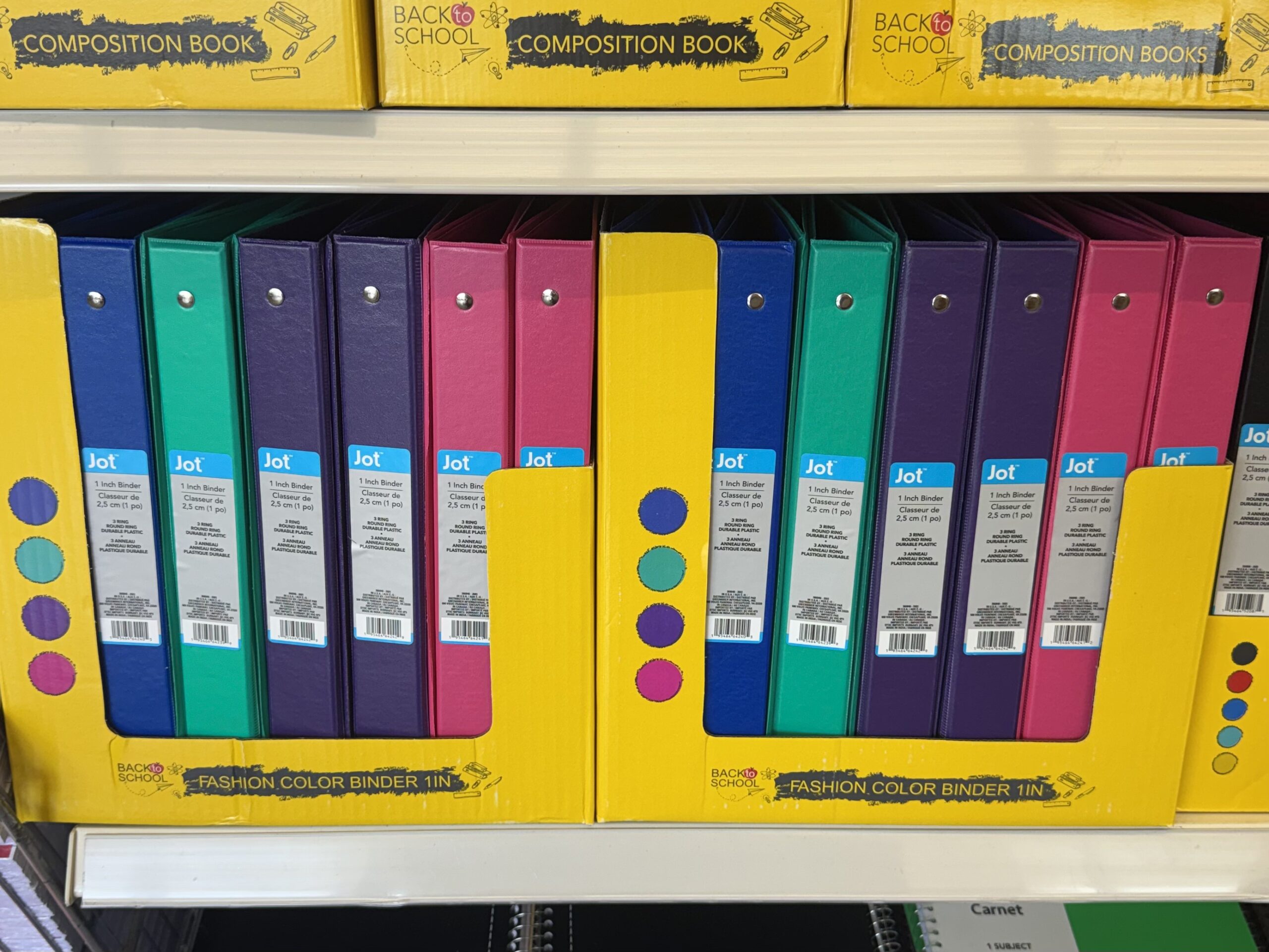 Back to School Supplies - in store