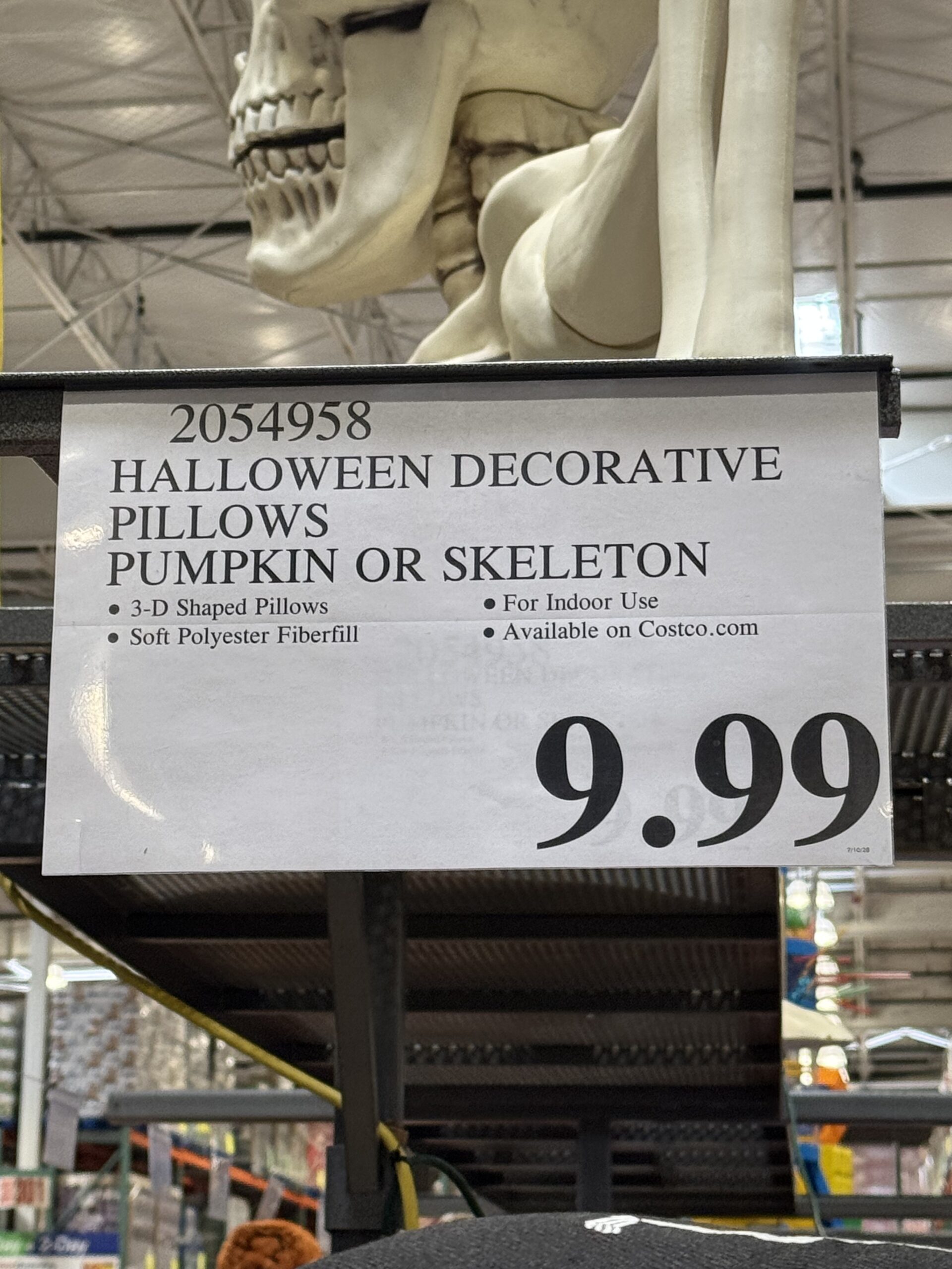 Brentwood Originals Halloween Decorative Pillow - price tag