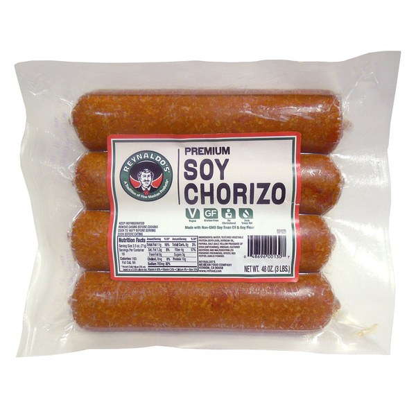Reynaldo's Premium Soy Chorizo - $8.78 -> $7.28