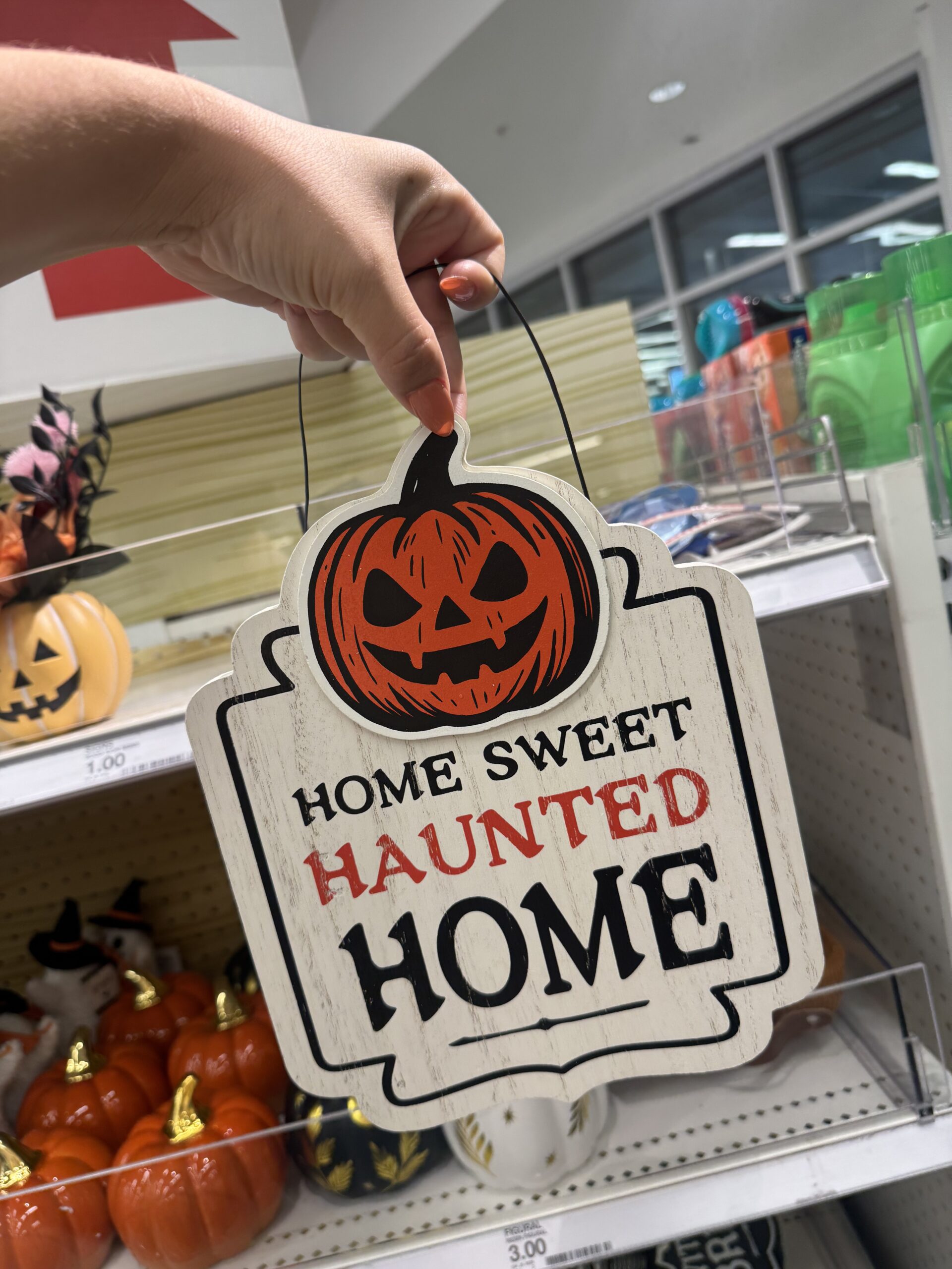 Hyde & EEK! Boutique Haunted Home Sign - in store