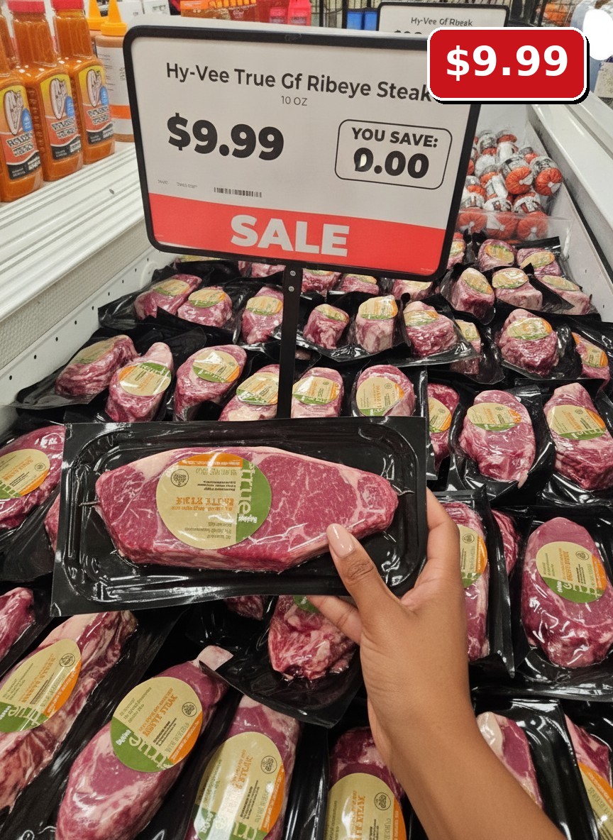 Hy-Vee True 100% Grass Fed Angus Beef Ribeye Steak