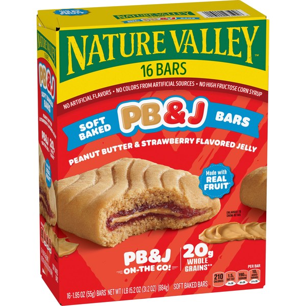 Nature Valley Soft Baked Peanut Butter & Jelly Bars - $8.98 (LTO)