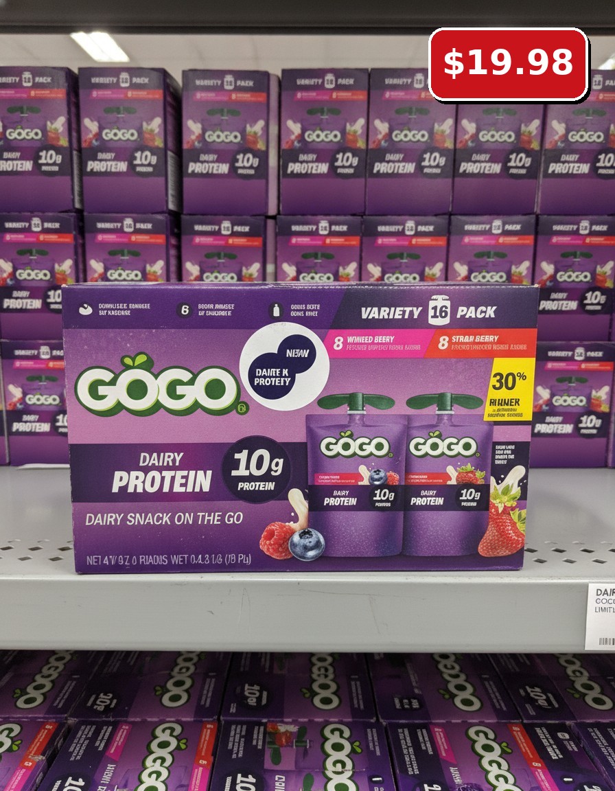 GOGO DAIRY PROTEIN POUCHES VP