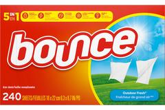 Bounce Fabric Sheets
