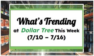 What's Trending at Dollar Tree This Week (7/10 - 7/16)