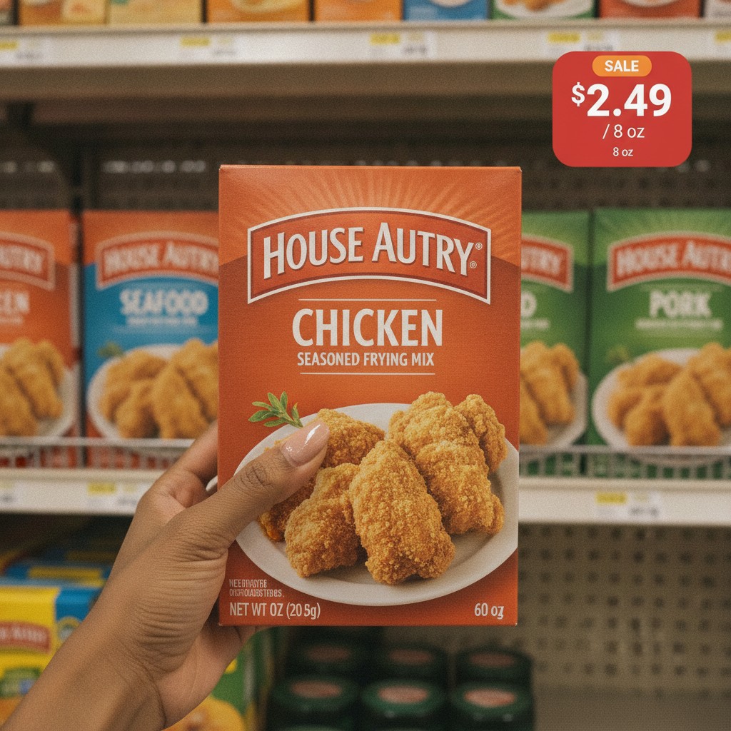 HOUSE AUTRY CHICKEN SEASONED FRYING MIX