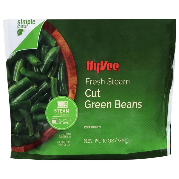 Hy-Vee Fresh Steam Cut Green Beans - $1.49 -> $1.28