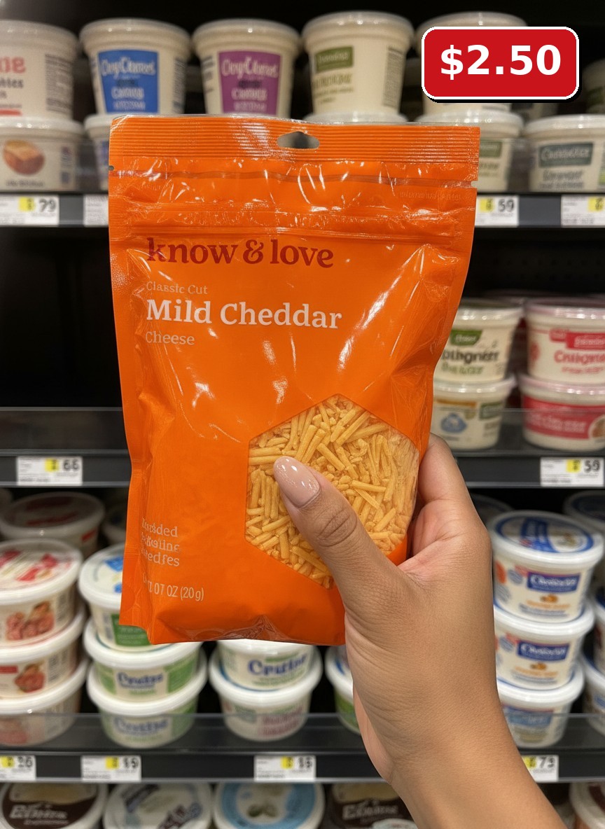 know & love Mild Cheddar Shredded