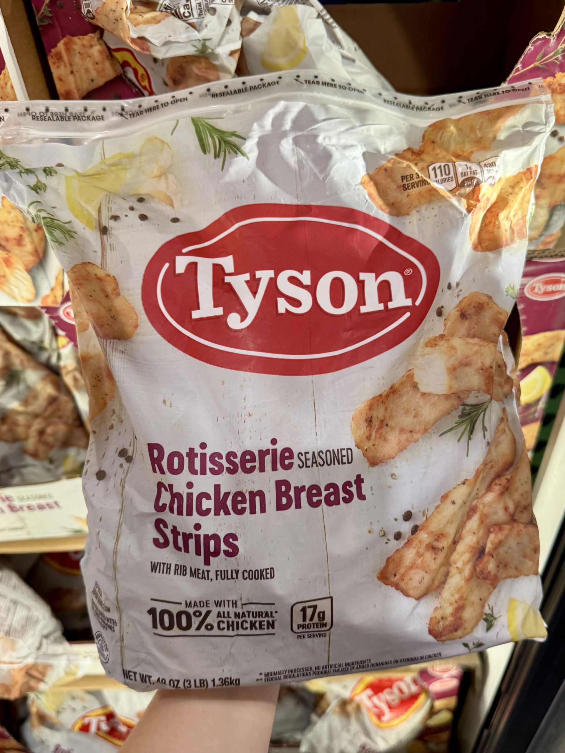 Tyson Rotisserie Seasoned Chicken Breast Strips