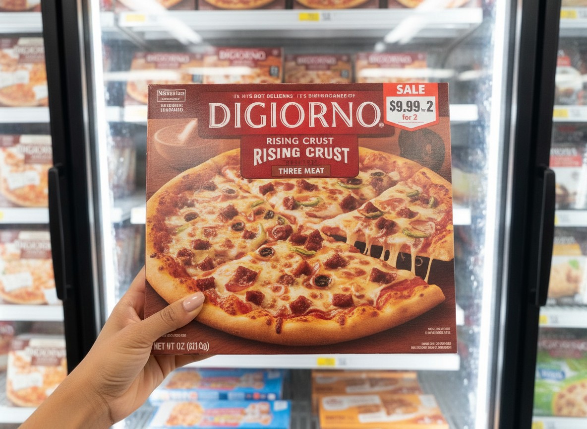 DIGIORNO RISING CRUST THREE MEAT