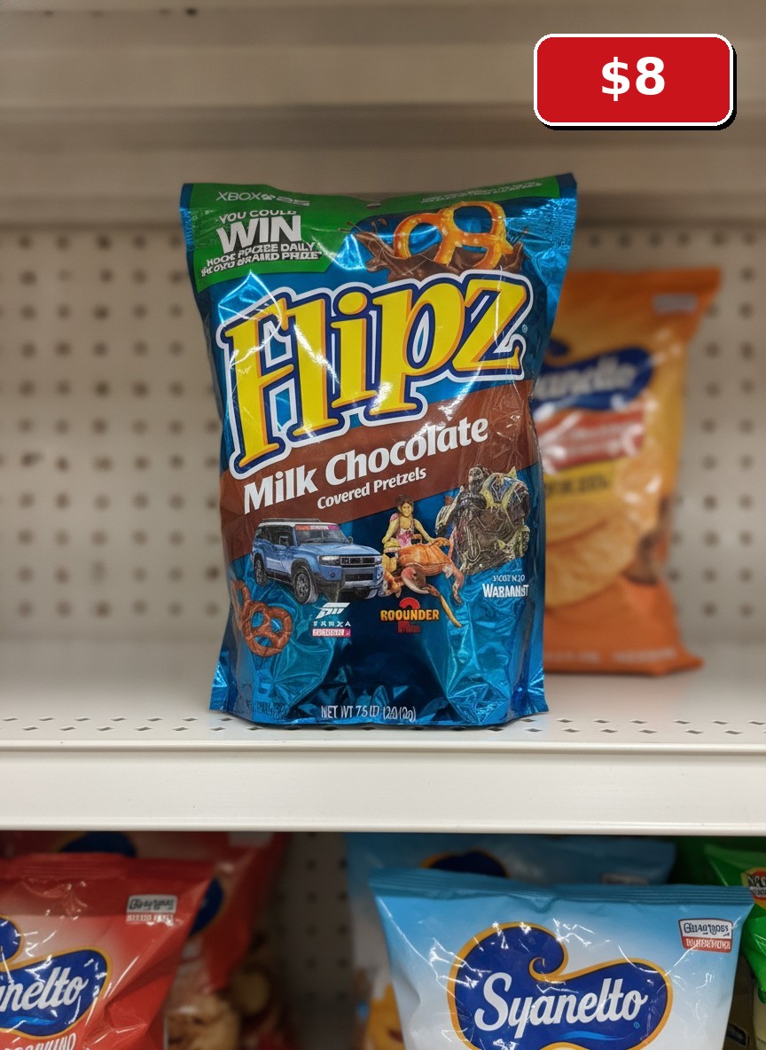 Flipz Milk Chocolate Covered Pretzels