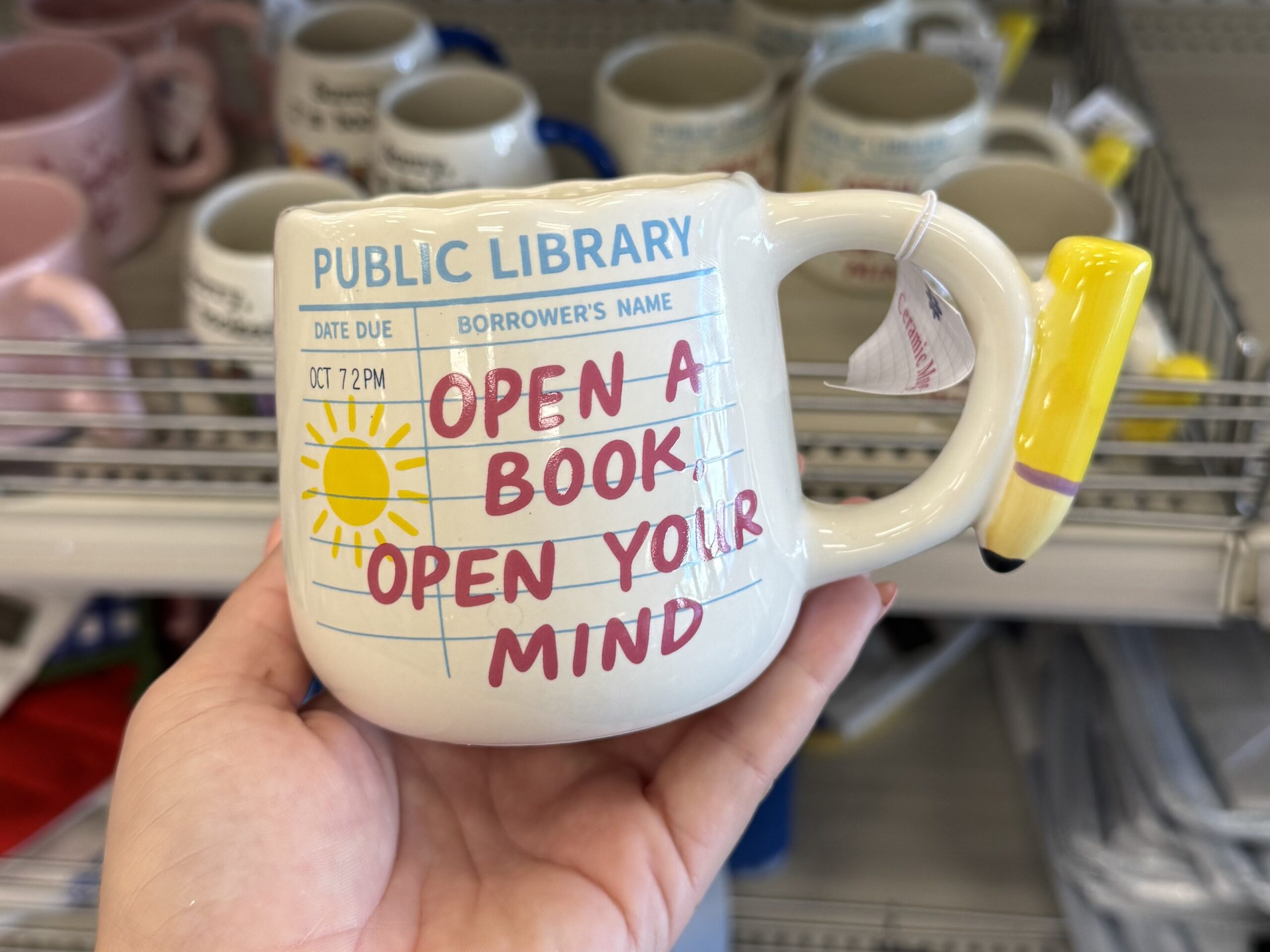 Bullseye's Playground Book Lovers Mug - in store