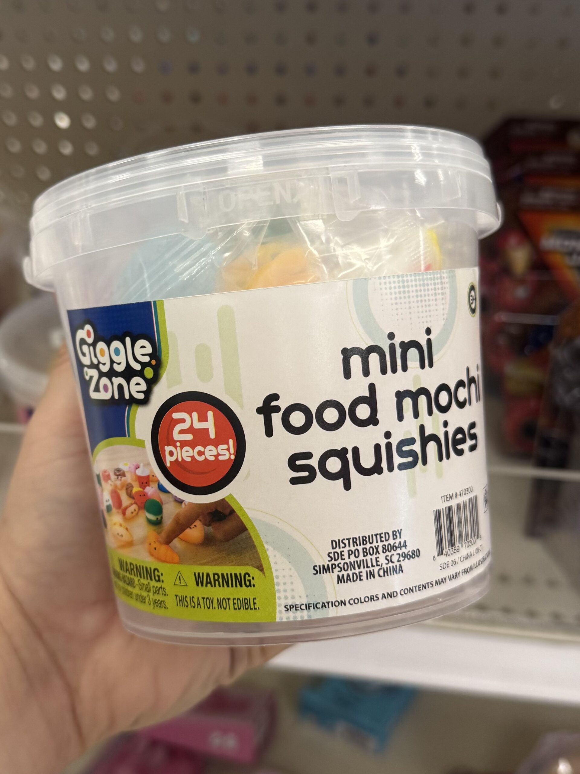 Giggle Zone Mini Food Mochi Squishies - in store