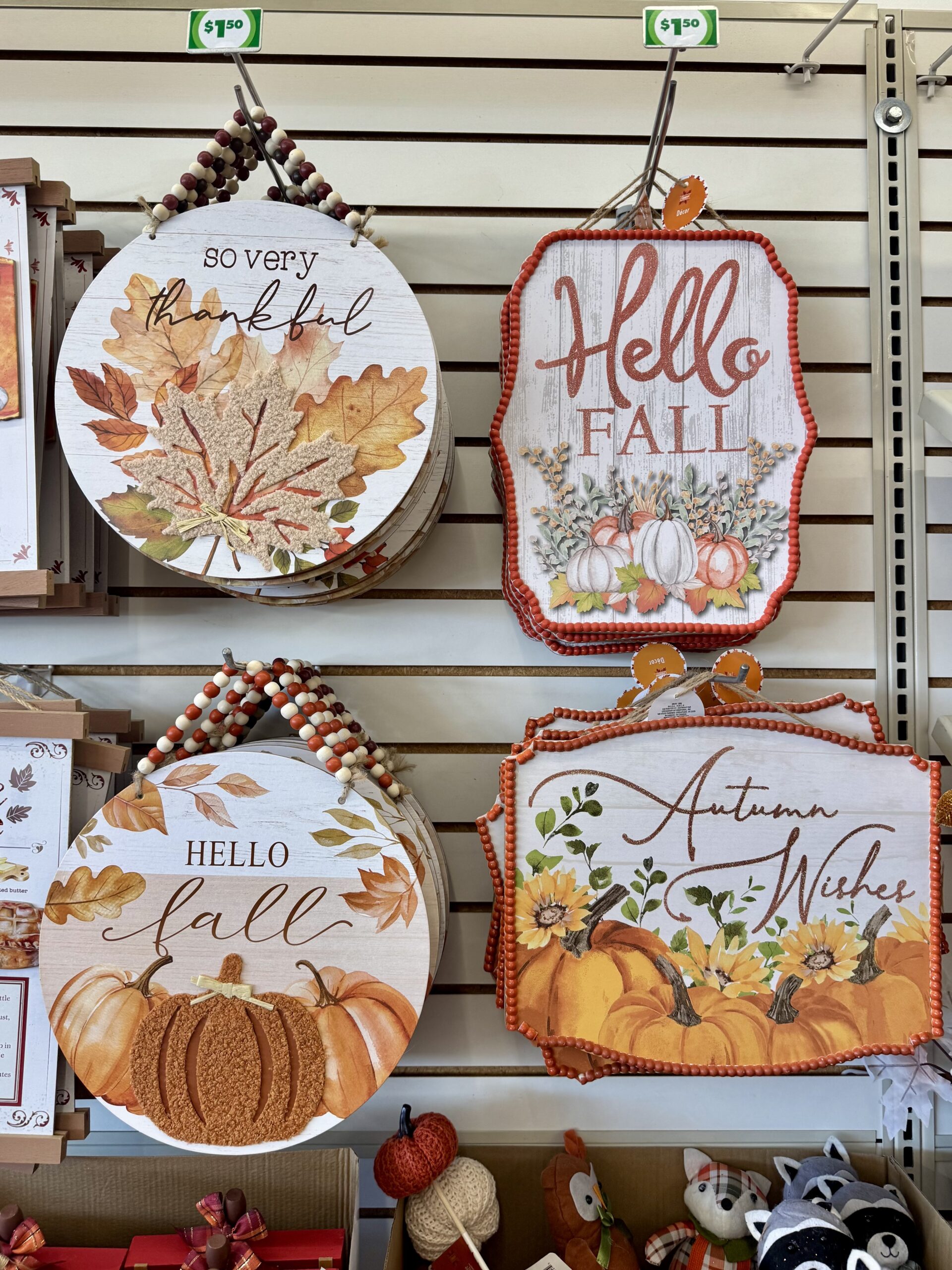 Fall Harvest Decor - in store