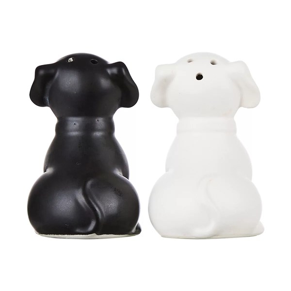 Ceramic Salt & Pepper Shakers ($3, sets accessible low)