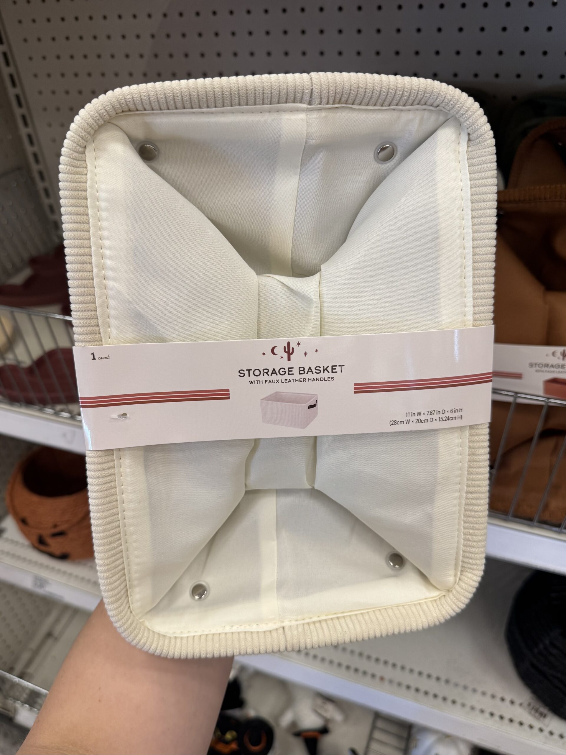 Bullseye's Playground Storage Basket - in store