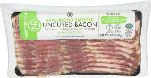 Nature's Promise Fully Cooked Applewood Smoked Uncured Bacon Slices
