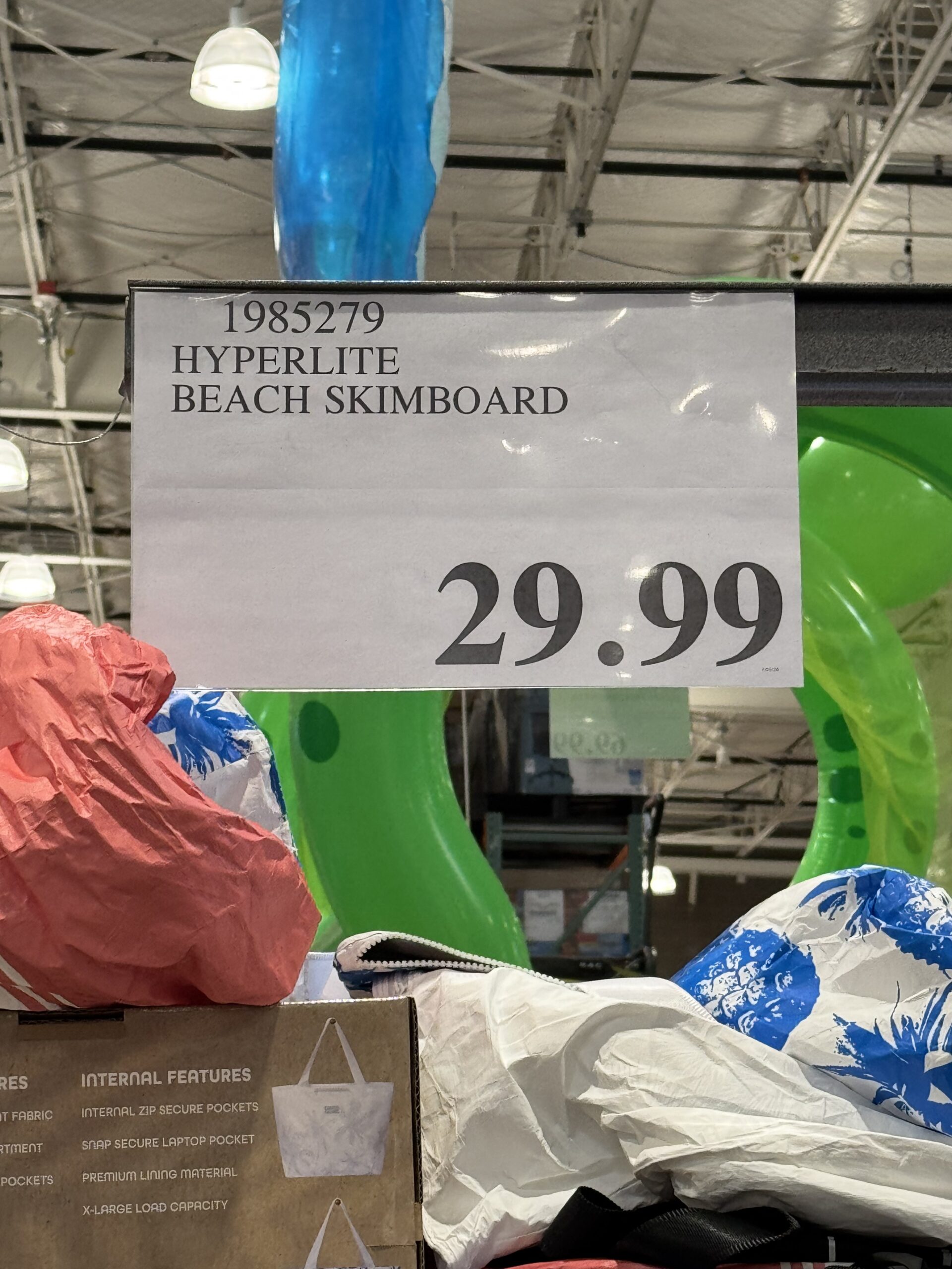 Hyperlite Skimboard - price tag