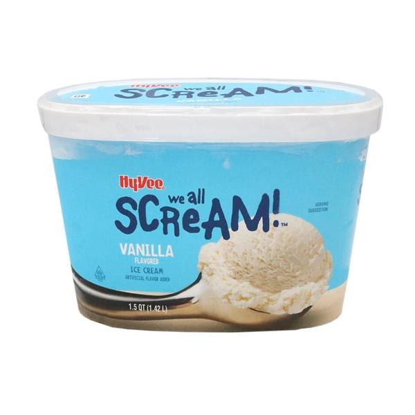 Hy-Vee We All Scream Vanilla - $4.78 -> $2.99