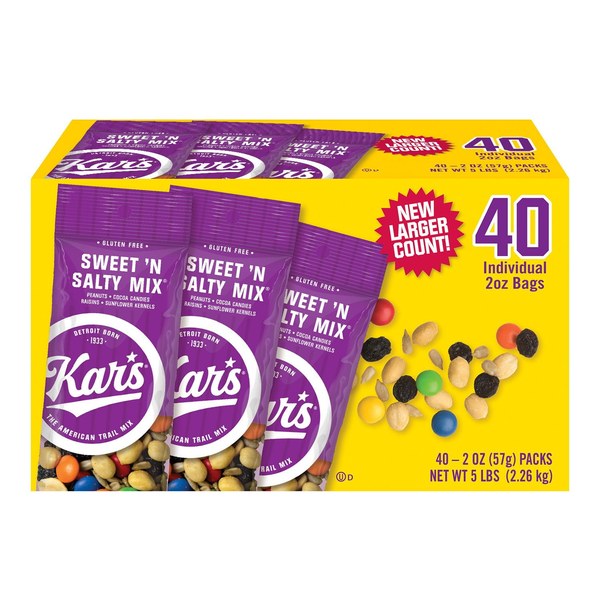 KAR’S SWEET ’N SALTY TRAIL MIX - $18.98 -> $17.48 ($1.50 off)