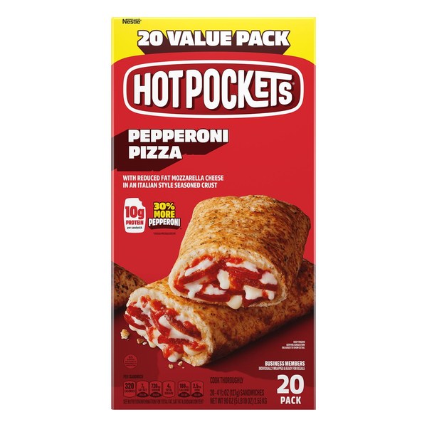 HOT POCKETS PEPPERONI PIZZA SANDWICHES - $14.88 -> $13.88 ($1.00 off)