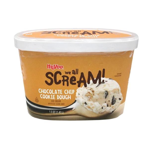 Hy-Vee We All Scream Chocolate Chip Cookie Dough - $4.78 -> $2.99