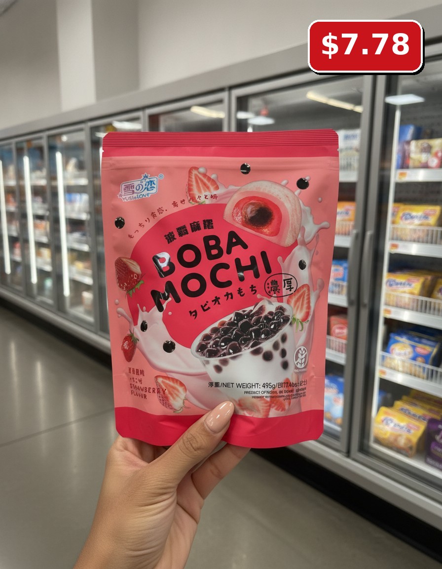 YUKI & LOVE STRAWBERRY BOBA MOCHI