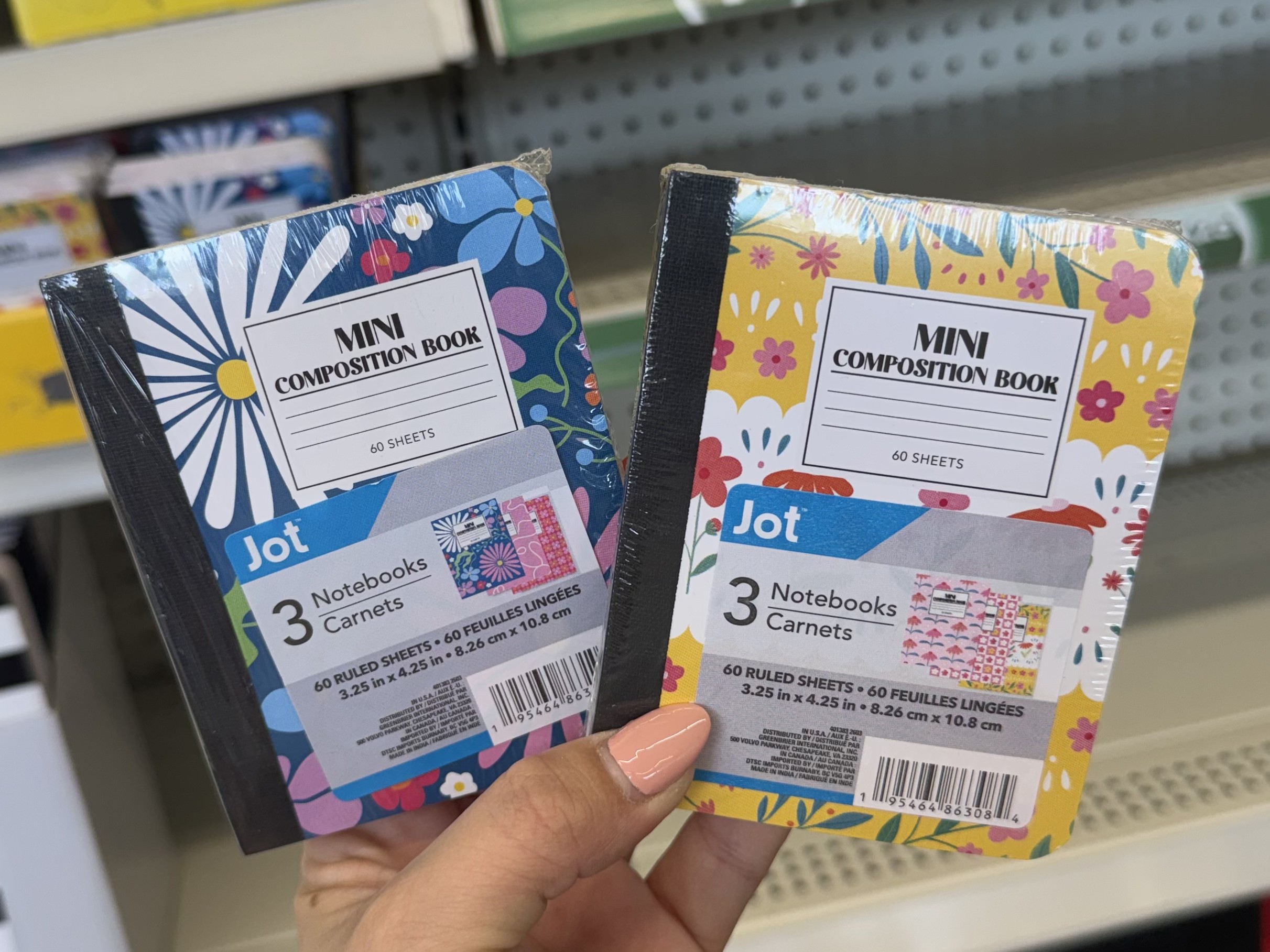 Jot Mini Composition Notebook, Assorted Cover Designs, 1-ct. - in store