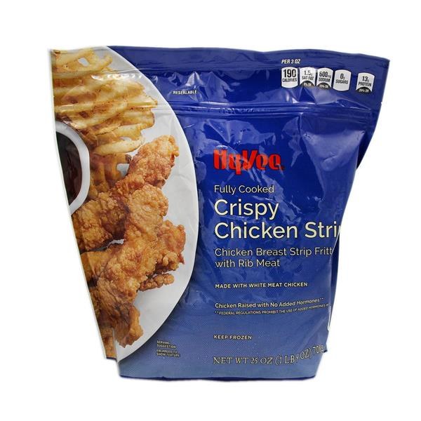 Hy-Vee Fully Cooked Crispy Chicken Strips - $8.48 -> $7.99