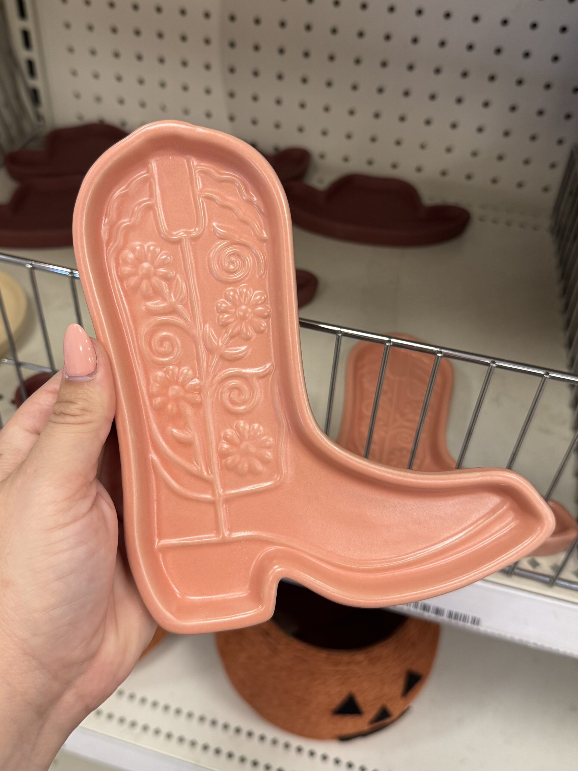 Bullseye's Playground Ceramic Boot Tray - in store