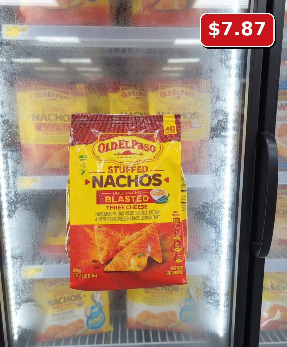 OLD EL PASO STUFFED NACHOS BOLD NACHO BLASTED THREE CHEESE