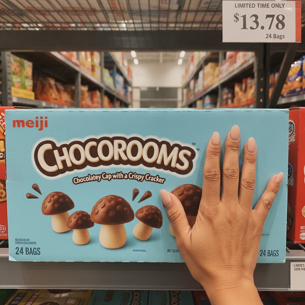MEIJI CHOCOROOMS Chocolatey Cap with a Crispy Cracker