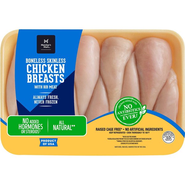 Member's Mark Boneless Skinless Chicken Breasts - $2.98 / lb -> $2.48 / lb