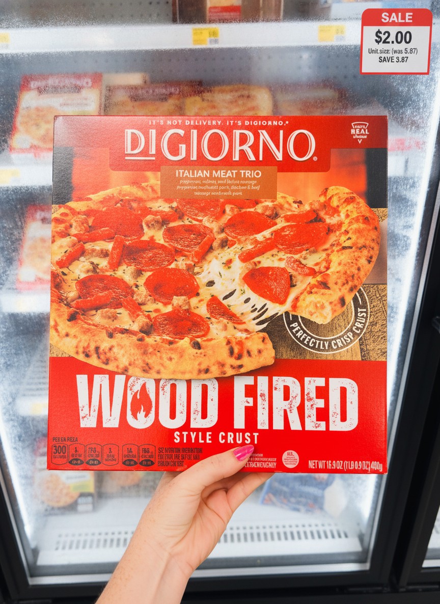 DIGIORNO ITALIAN MEAT TRIO WOOD FIRED STYLE CRUST