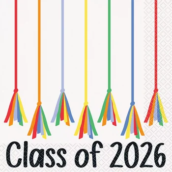 2026 Graduation Fun Lunch Napkins