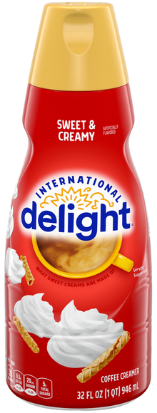 International Delight Sweet & Creamy Flavored Coffee Creamer