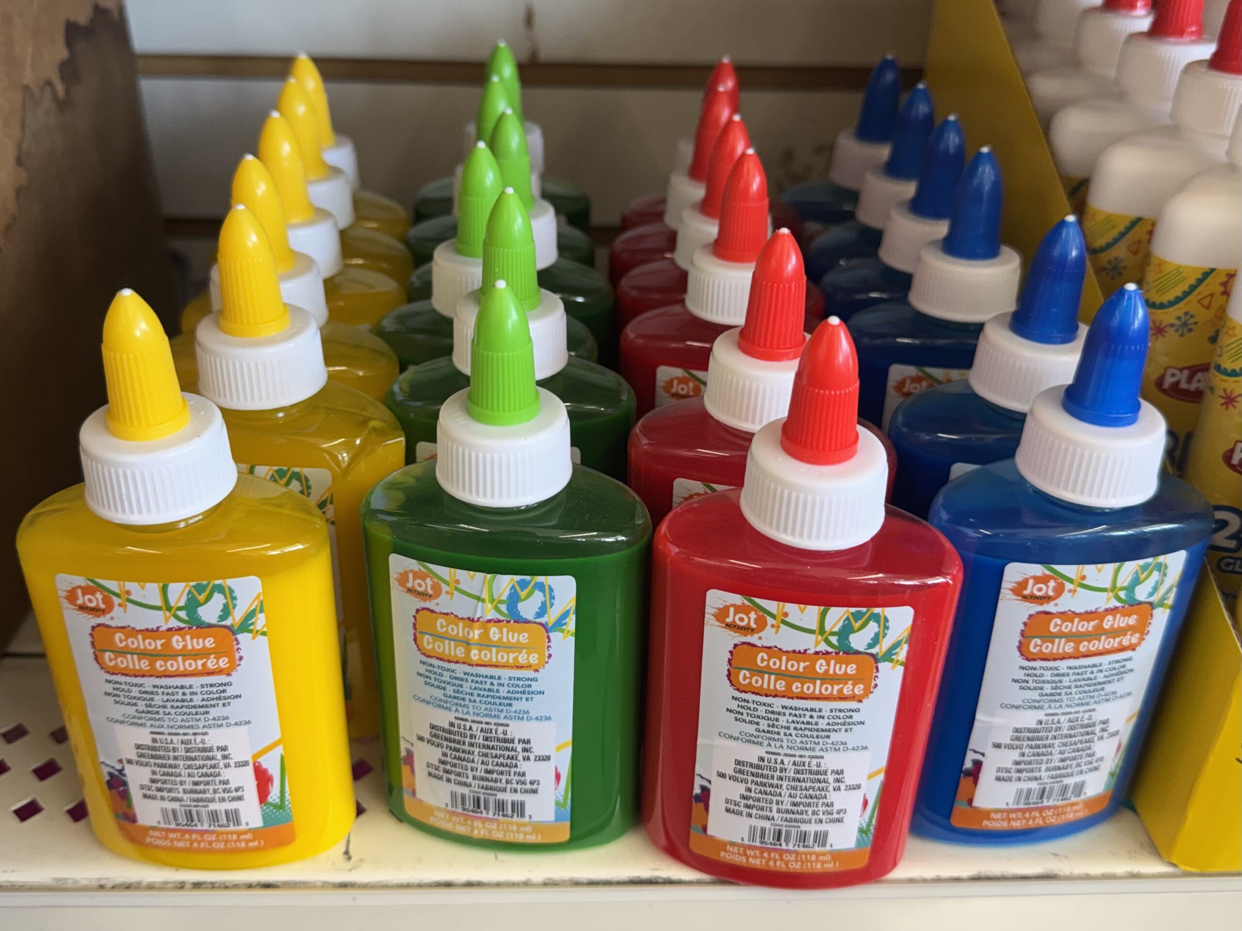 Jot White Glue, 8 oz. Bottles - in store