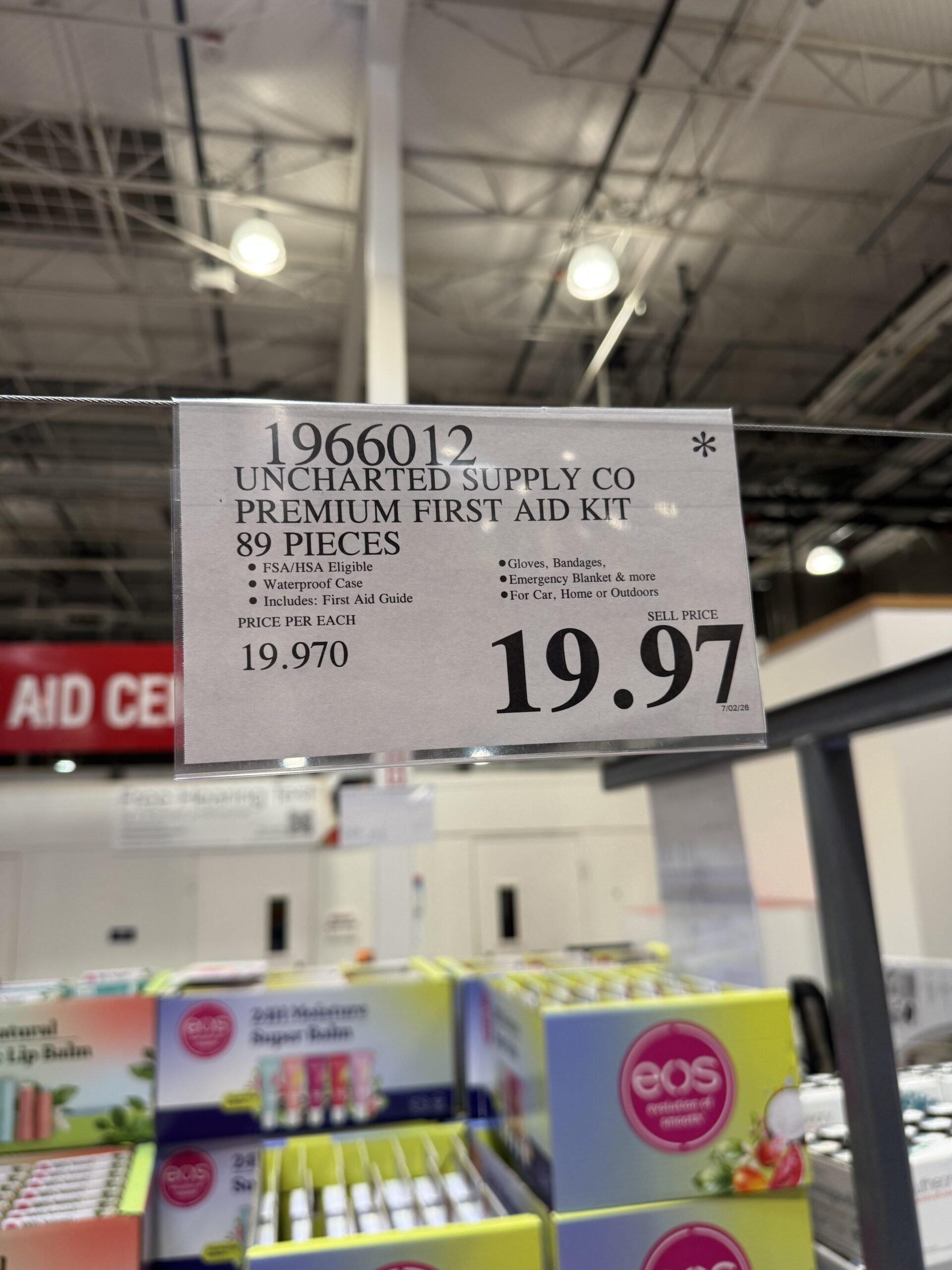 Uncharted Supply Co. First Aid Premium - price tag