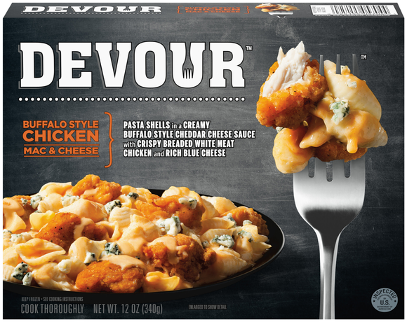 DEVOUR Buffalo Style Chicken Mac & Cheese Frozen Meal