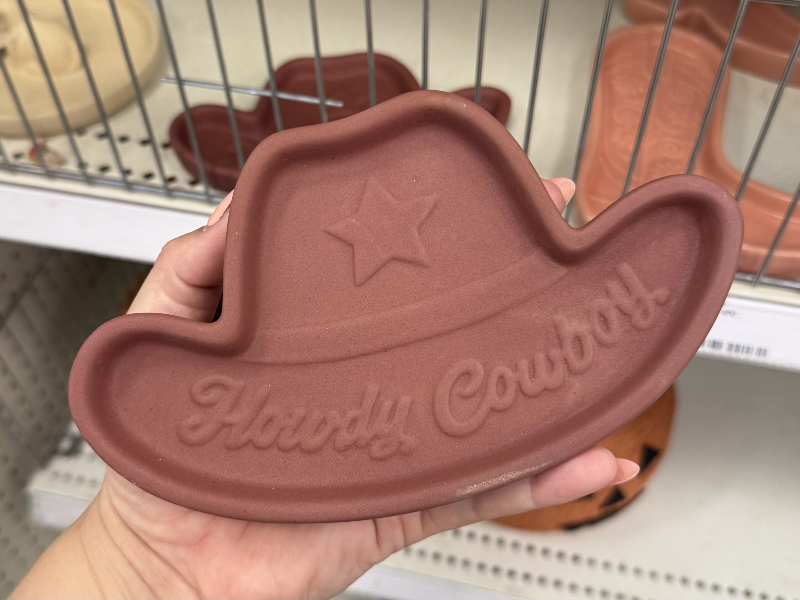 Bullseye's Playground Cowboy Hat Dish - in store