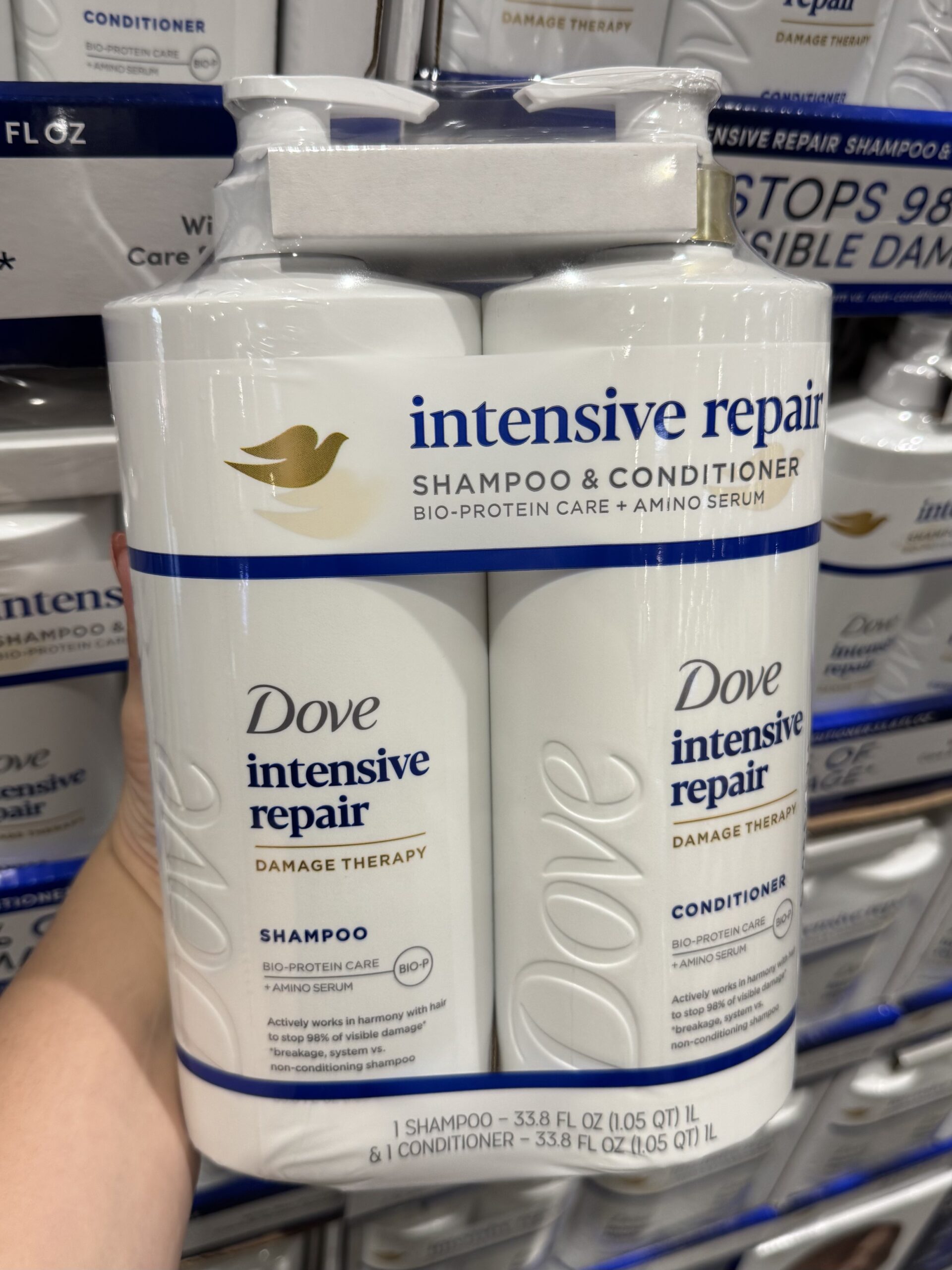 Dove intensive repair SHAMPOO & CONDITIONER