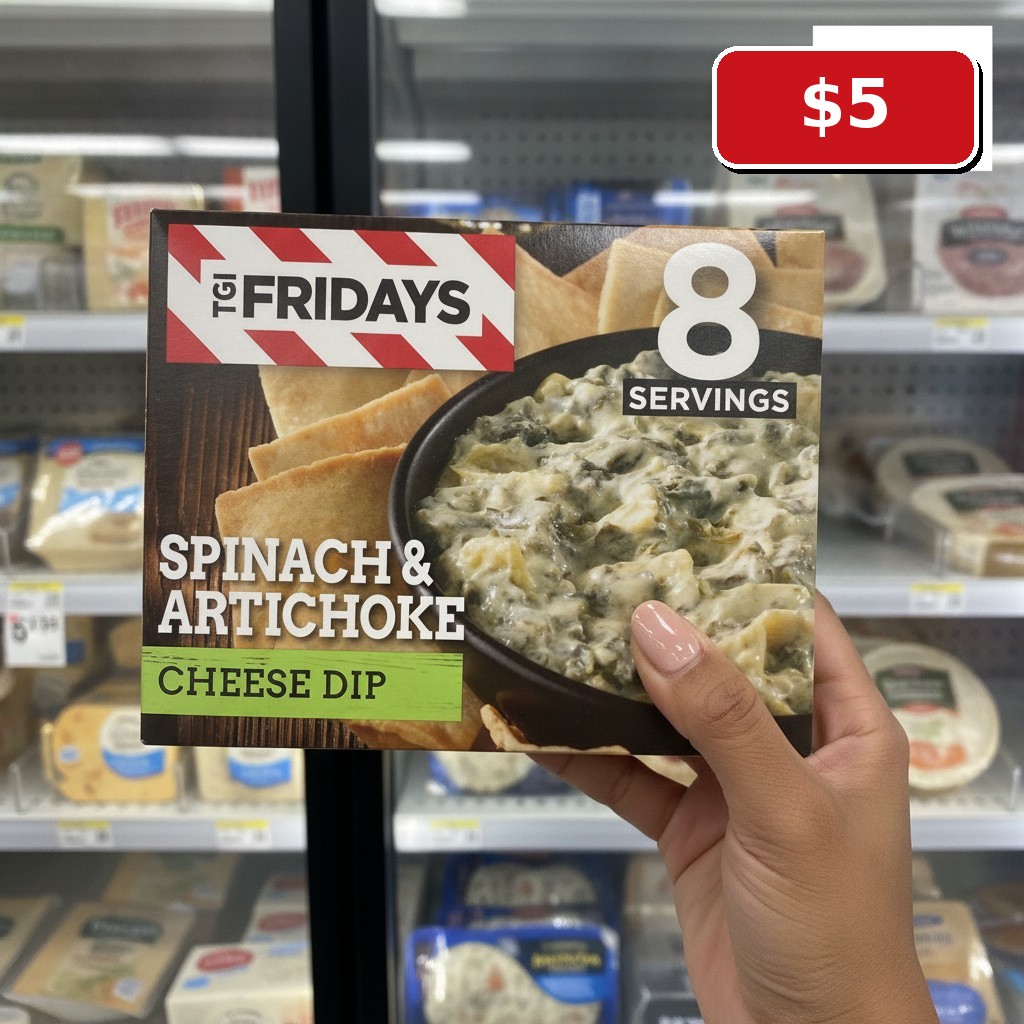 TGI FRIDAYS SPINACH & ARTICHOKE CHEESE DIP