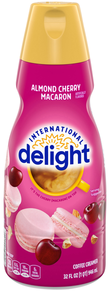 International Delight Almond Cherry Macaron Flavored Coffee Creamer