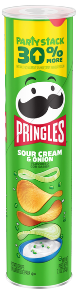 Pringles Sour Cream & Onion Potato Crisps Chips Party Stack