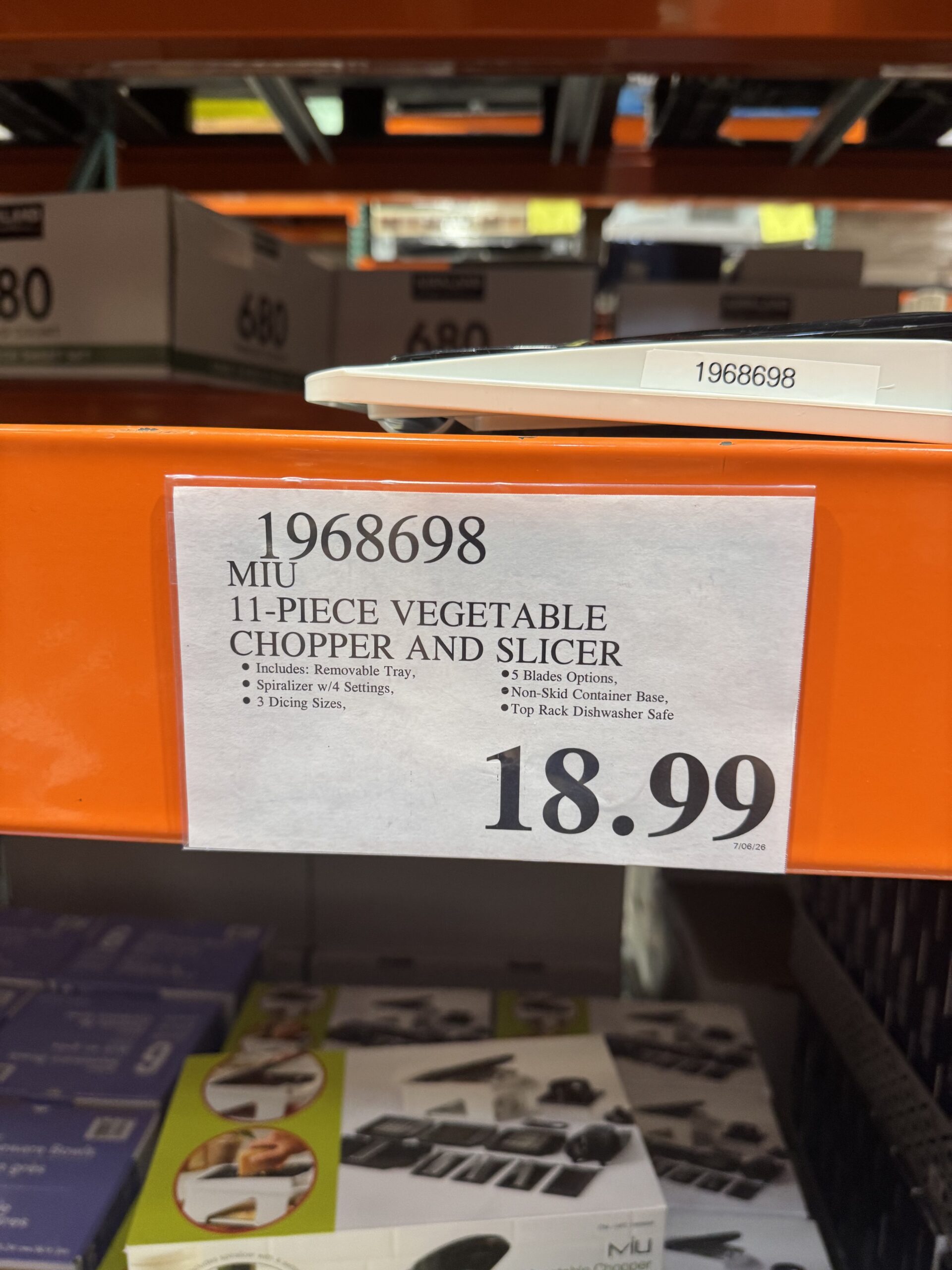 MIU Vegetable Chopper and Slicer - price tag